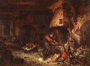 Anthony Van Dyck An Alchemist oil